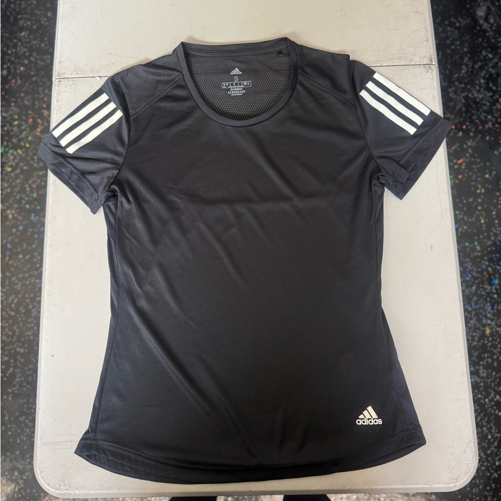 Adidas Black Fitted Short Sleeve Jersey